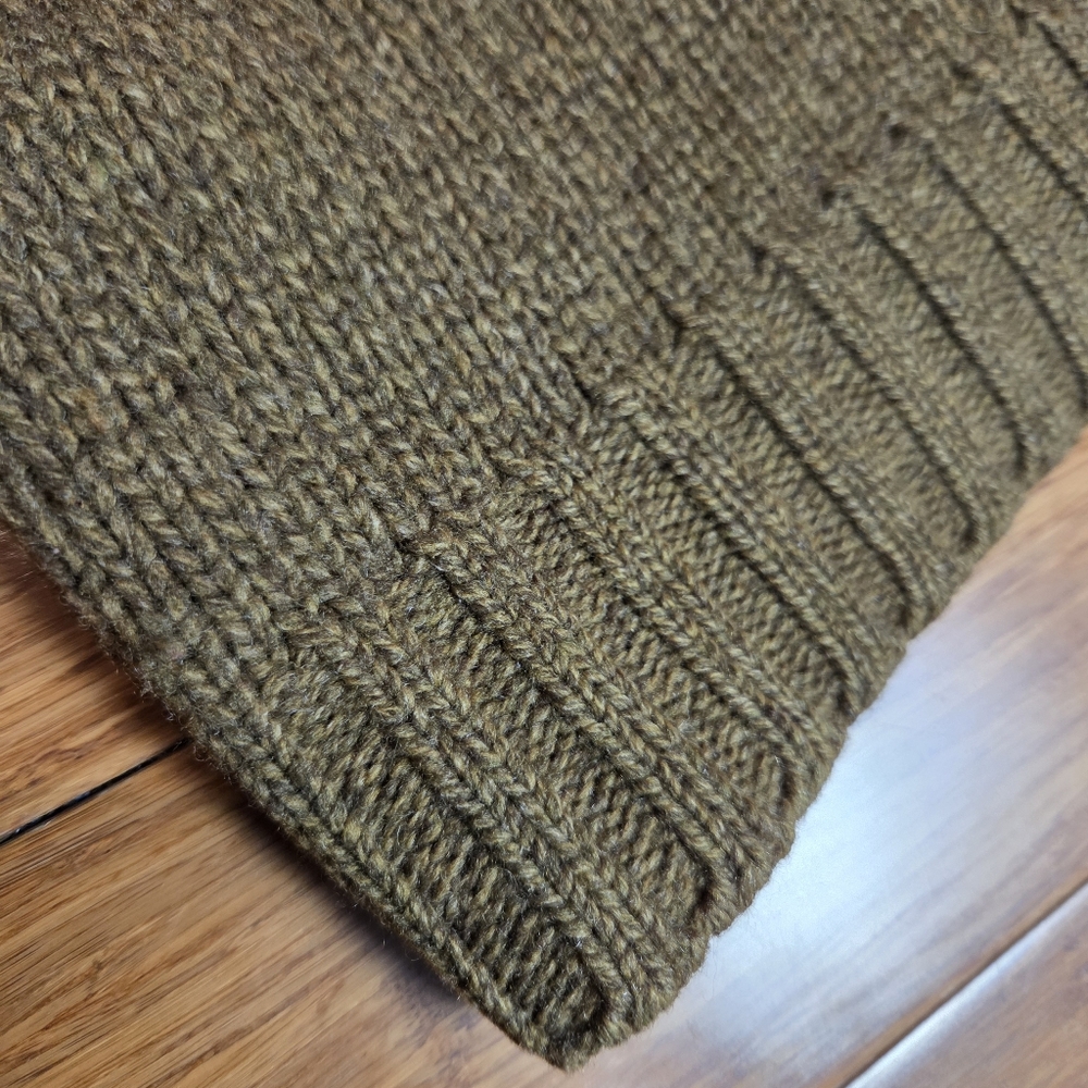 VTG American Eagle 100% Lambswool Colorblock Sweater | Earth Tones | L / G - Picture 5 of 15